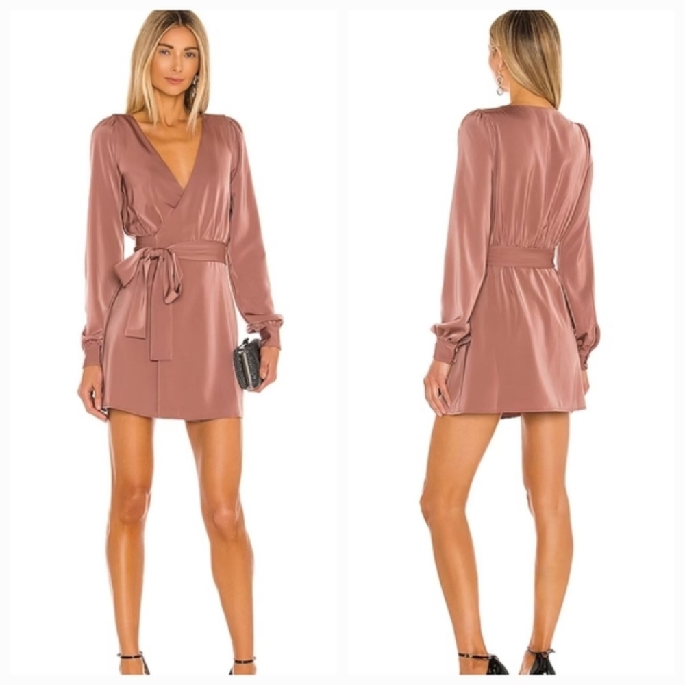 Revolve NBD Janet Mini Dress in Mauve NWT